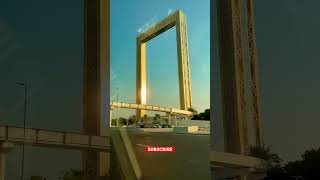 Golden Building 🤩Dubai frame 🖼️🥰#shorts #dubai #fyp