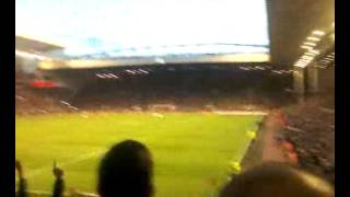 toon fans singing 10 mackem bastards at Liverpool