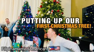 PHIL-AM COUPLE 🇺🇸🇵🇭FIRST CHRISTMAS TOGETHER| (1stNochebuena)filipinamarriedtoforeigner