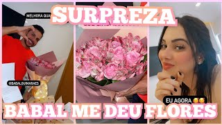 LINDO BABAL GUIMARÃES FAZ SUPRESA ROMANTICA PARA EMILY GARCIA COM BUQUE DE FLORES 🥰EMILY GARCIA 🥰