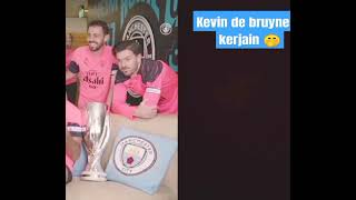 kevin de bruyne di kerjain Grealish #manchastercity #funny #moment