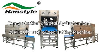 Demonstration Of Special Customized 20KHz Ultrasonic Food Cutting Machine