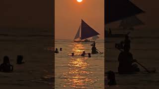 sunset boracay