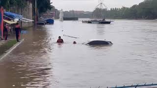 Sasakyang Lumubog sa Marikina River Naiahon na