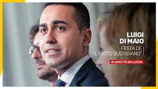 Il ministro Di Maio alla festa del Fatto.