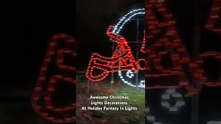 Awesome Christmas Lights Decorations At Holiday Fantasy In Lights