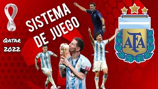 Fútbol Sistema de Juego Táctico 🇦🇷 "Selección de Argentina" (Qatar 2022) Lionel Scaloni