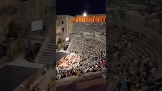 Aida in Aspendos Theatre #Aida #Aspendos #Opera #GiuseppeVerdi #Antalya #art #Turkey #ancient