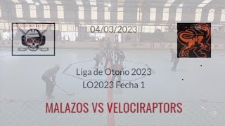 MALAZOS vs VELOCIRAPTORS - Liga de Otoño 2023 Fecha 1 - Liga Argentina de Roller Hockey