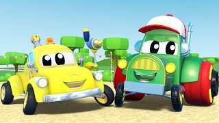 Super tractorul are super roti ca Flash  | InventatTom camionul de tractari | Car City World App