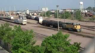 HD: UP SD40-2 3131 leads a Proviso Yard Switch Job at Bellwood Il.