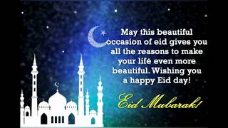 Eid Mubarak Whatsapp Messages 2020 | Eid Mubarak Best Wishes | Latest Video of Eid Mubarak Greetings