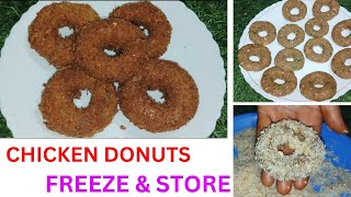 Chicken Donuts, Freeze and Store | Ramadan special Recipes by patel jasi kitchen