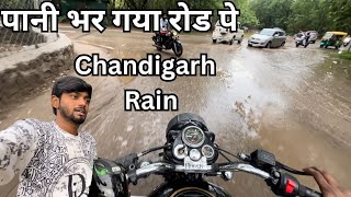 Chandigarh Ka Mausam | Bullet Riding | Chandigarh Mein Paani Bhar Gya | City Beautiful |