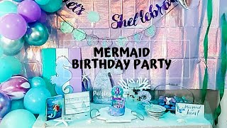 Decorating For Paisley’s Mermaid Party| Party Prep| DIY Mermaid Birthday Party