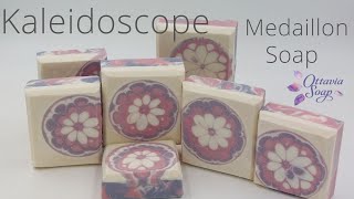 Kaleidoscope Medallion Soap   – Soap making tutorial – SUBTITLED