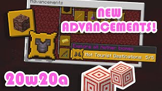 New Nether Advancements + Gamemode Changes! (Minecraft Snapshot 20w20a)