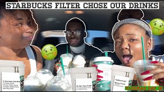 Vlogmas Day 18: Letting the STARBUCKS FILTER choose our drinks! | Risha Tonae'