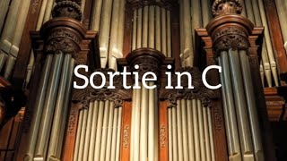 Martin Ellis: Sortie in C (organ)