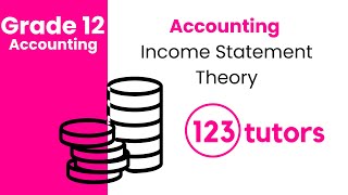 Grade 12 Accounting | Income Statement Theory For Companies by 123tutors