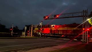 FEC Train 109 FLYING Through Ormond Beach, FL 3/25/24 (Ft. 6 MECHANICAL BELLS!)