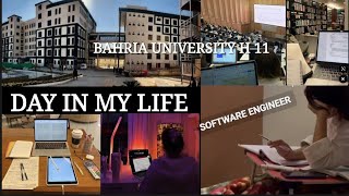 Bahria university h11  |  day in my life of a software engineering student