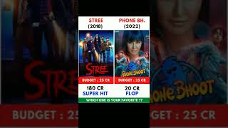 Stree vs Phone Bhoot Movie Comparison #shorts #youtubeshorts #trendingshorts