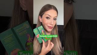 TESTEI O GREEN CHILLI DA FRANCINY EHLKE 💚🌶️👄 GLOSS AUMENTA LÁBIOS GREEN CHILLI