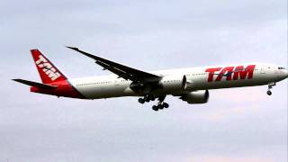 TAM 777-300 LHR approaching RWY 09