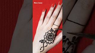 #shorts Simple One finger mehndi design #mehndi #mehndidesigns #eidmehndi