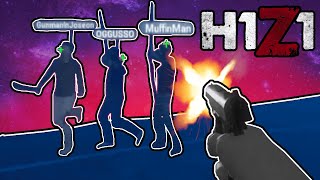 Just Survive PvP 1v4 Gun Vs Bows |  H1Z1