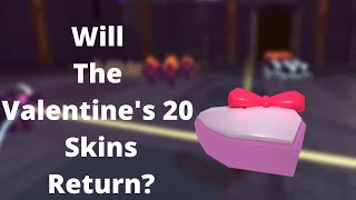 Will The Valentine's 2020 Skins Return in 2022 Valentine's? | Tower Defense Simulator