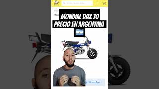 PRECIO MONDIAL DAX 70 ARGENTINA #dax #motovlog #motorcycle #moto #motos #mondial #honda