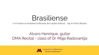 Brasiliense - full recital