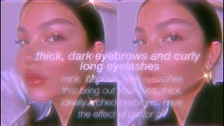 “𝐒𝐄𝐑𝐔𝐌” POWERFUL eyelashes + eyebrows subliminal [FORCED + INTENSE]