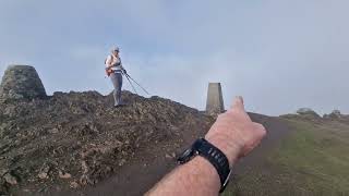 hiking up Ben Vrackie 841m elevation Scotland