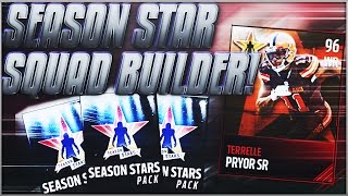 SEASON STAR SQUAD BUILDER!! 50x Pack Opening!! (Madden Mobile 17)