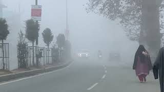 Dense Fog in Parts of #kashmirvalley || #jammuandkashmirnews || #kashmirnews ||