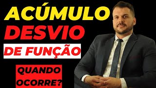 🖐DESVIO DE FUNÇÃO E ACÚMULO DE FUNÇÃO: 5 FATOS QUE VOCÊ PRECISA SABER!