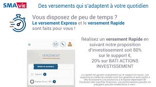 SMAvie - Des versements en lignes qui s'adaptent à votre quotidien