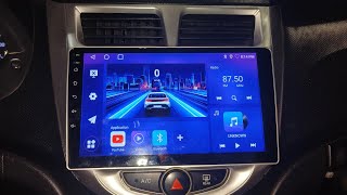 Hyundai accent stereo panel frame removal and upgrade to android head unit