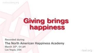 Maitreya Rael: Giving brings Happiness (64-03-30)