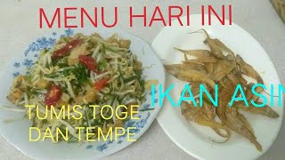 #TKWMALAYSIA resep dan cara masak toge dan tempe yg simpel