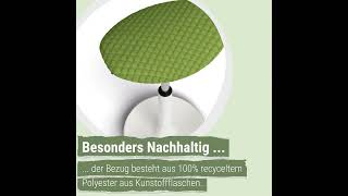 Ergonomischer Steh- und Sitzhocker Swifty von PAIDI mit Schwingeffekt #rückenschmerzen #ergonomie