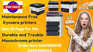 Best Maintenance free Printer Life Time Drum Durability Kyocera FS 2100 4100 3055 3055 and MFP Mono