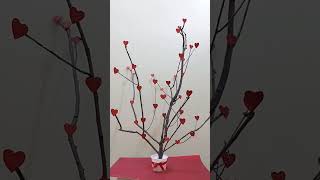 DIY Valentine Tree #diy #shorts #viralshorts #trending