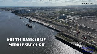 South Bank Quay Middlesbrough. 30th July 2023.