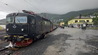 Resa i VY nattåg 94 till Narvik (NOR). Avgång i BJØRNFJELL 29.08.2023.