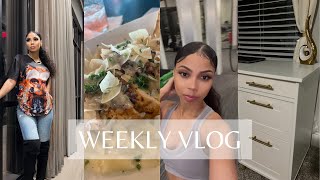 WEEKLY VLOG | I FINALLY STEPPED OUT AND GOT SEEN | NEW HOME DECOR, GETTING MY BODY RIGHT & MORE