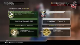 NEW MISSION TEAM CONTRACTS!? ARE THEY WORTH IT? BEST PRESTIGE 14 PROGRESS REPORT MEDALS AND STATS!!